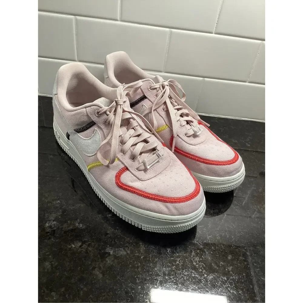Nike Air Force 1 LX Pink Women's Basketball Shoes, size 9.5